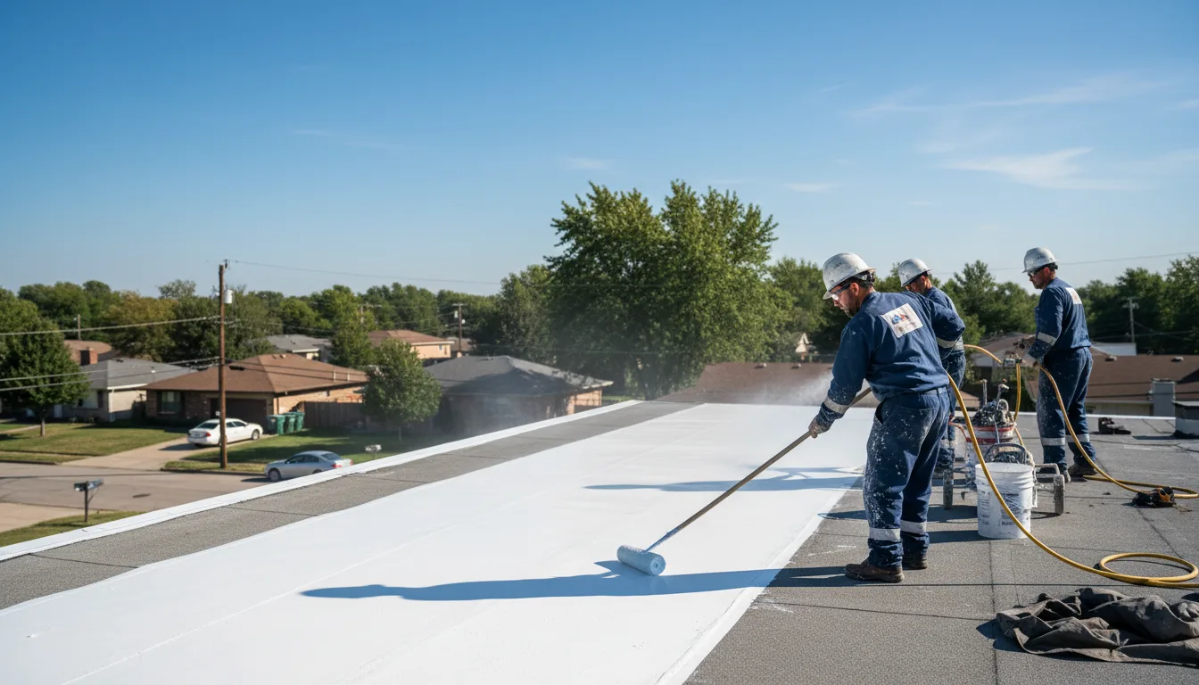 Commercial roof coating in Slab Fork, WV near me